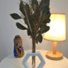 D_958177-MLB90250974232_082025-O.jpg Arranjo de Flores Secas com Vaso Hexagonal de Cimento