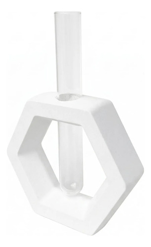 D_959353-MLB110550470171_042026-O.jpg Arranjo de Flores Secas com Vaso Hexagonal de Cimento