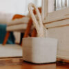 D_968385-MLB82582063635_022025-O.jpg Calço de Porta em Concreto Cinza e Preto — Kit 2 peças Aleta