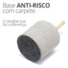 D_969259-MLB82612741161_022025-O.jpg Peso de Porta de Concreto Redondo Fosco — Kit com 4 Peças