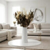 D_993490-MLB93431076364_092025-O.jpg Arranjo de Flores Secas em Vaso de Cimento com Listras