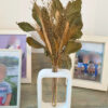 D_995574-MLB90250105964_082025-O.jpg Arranjo de Flores Secas com Vaso Retangular de Cimento