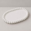 Bandeja Organizadora de Cimento Branco para Lavabo 16x11cm, vista em perspectiva