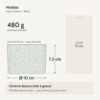 Medidas — Vaso Estados Artesanal Decorativo 10cm Bahia em Cimento