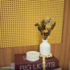 Arranjo de Flores Secas Olivia em Vaso de Cimento Branco - Vintage Listras Foto real de cliente: Arranjo de Flores Secas Olivia em Vaso de Cimento Branco, vaso Vintage Listras