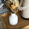 Arranjo de Flores Secas Olivia em Vaso de Cimento Branco - Vintage Listras Foto real de cliente: Arranjo de Flores Secas Olivia em Vaso de Cimento Branco, vaso Vintage Listras