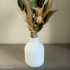 Arranjo de Flores Secas Olivia em Vaso de Cimento Branco - Vintage Listras Foto real de cliente: Arranjo de Flores Secas Olivia em Vaso de Cimento Branco, vaso Vintage Listras