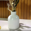 Arranjo de Flores Secas Olivia em Vaso de Cimento Branco - Vintage Listras Foto real de cliente: Arranjo de Flores Secas Olivia em Vaso de Cimento Branco, vaso Vintage Listras