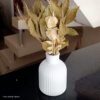 Arranjo de Flores Secas Olivia em Vaso de Cimento Branco - Vintage Listras Foto real de cliente: Arranjo de Flores Secas Olivia em Vaso de Cimento Branco, vaso Vintage Listras