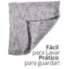 Capa de Almofada 45x45cm Contrastes Aleta Decor Minimalista