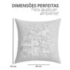 Capa de Almofada 45x45cm Deserto Aleta Decor Minimalista Capa de Almofada 45x45cm Deserto Aleta Decor Minimalista