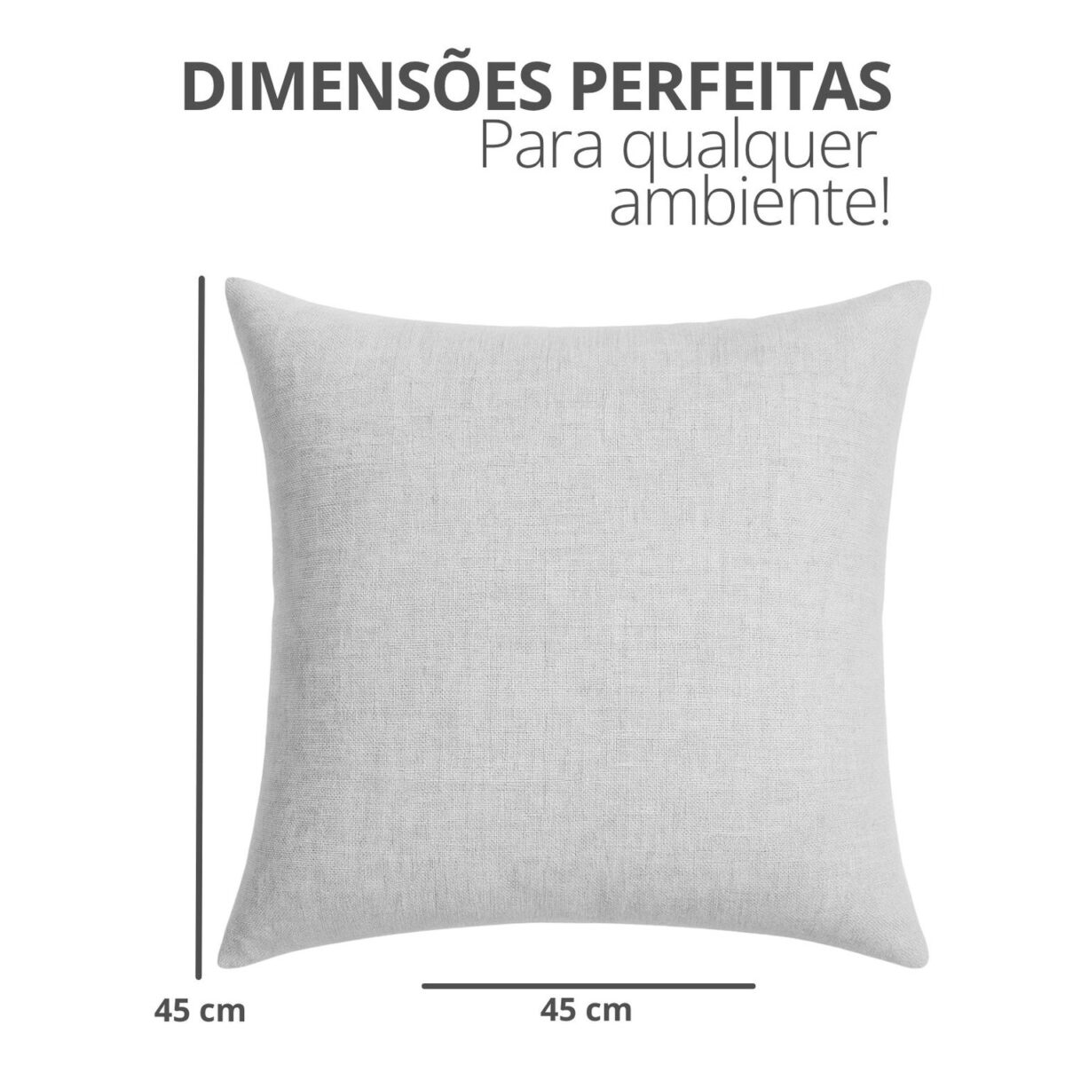 Capa de Almofada 45x45cm Deserto Aleta Decor Minimalista Capa de Almofada 45x45cm Deserto Aleta Decor Minimalista