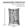 Peso de Porta Decorativo em Formato de Almofada — Estampas Diversas Peso de Porta Decorativo em Formato de Almofada — Estampas Diversas