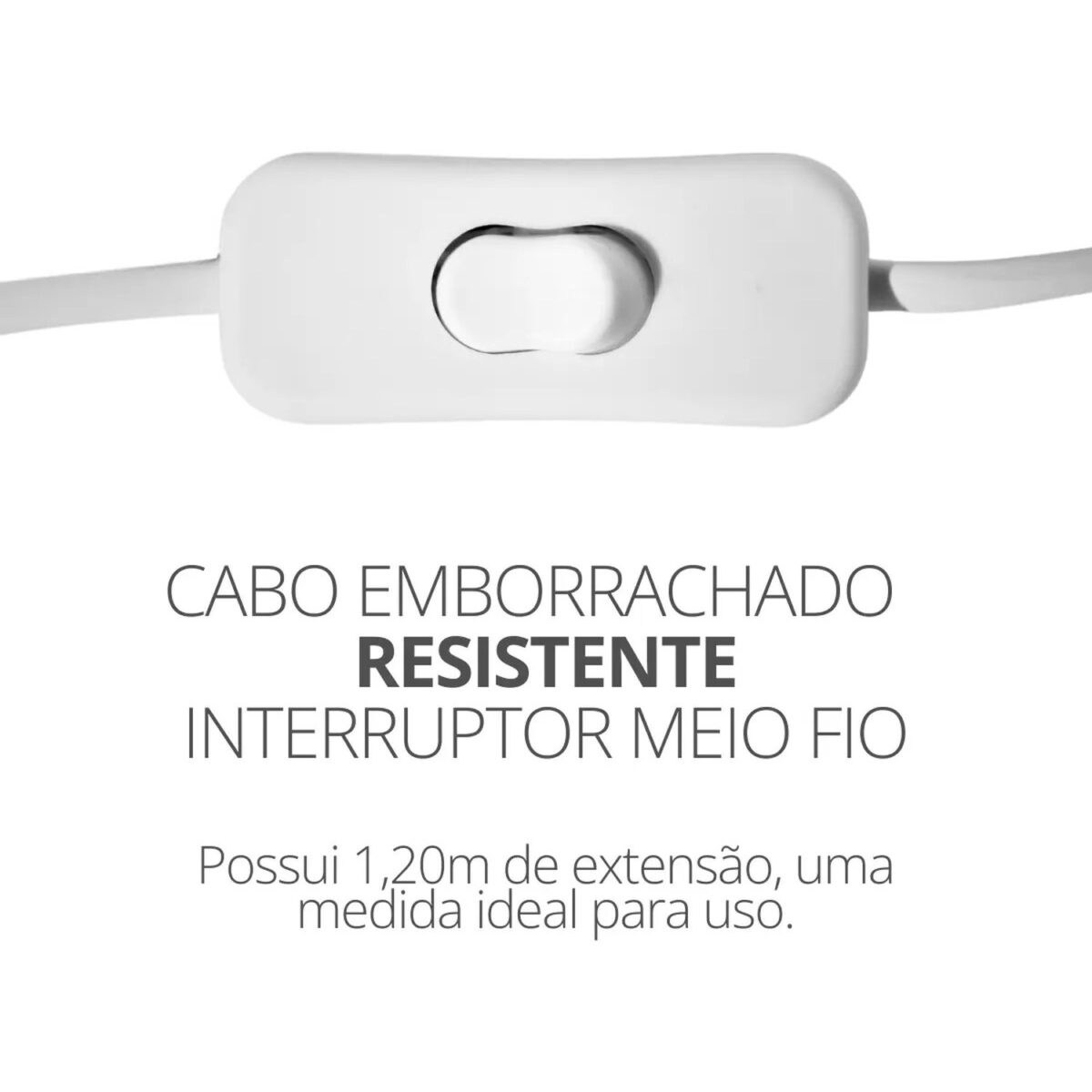 Abajur Prisma Translúcido com Lâmpada LED Inclusa
