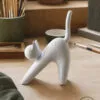 D_737695-MLB113361217641_062026-O Estatueta Gato Minimalista Branca Impressa em 3D