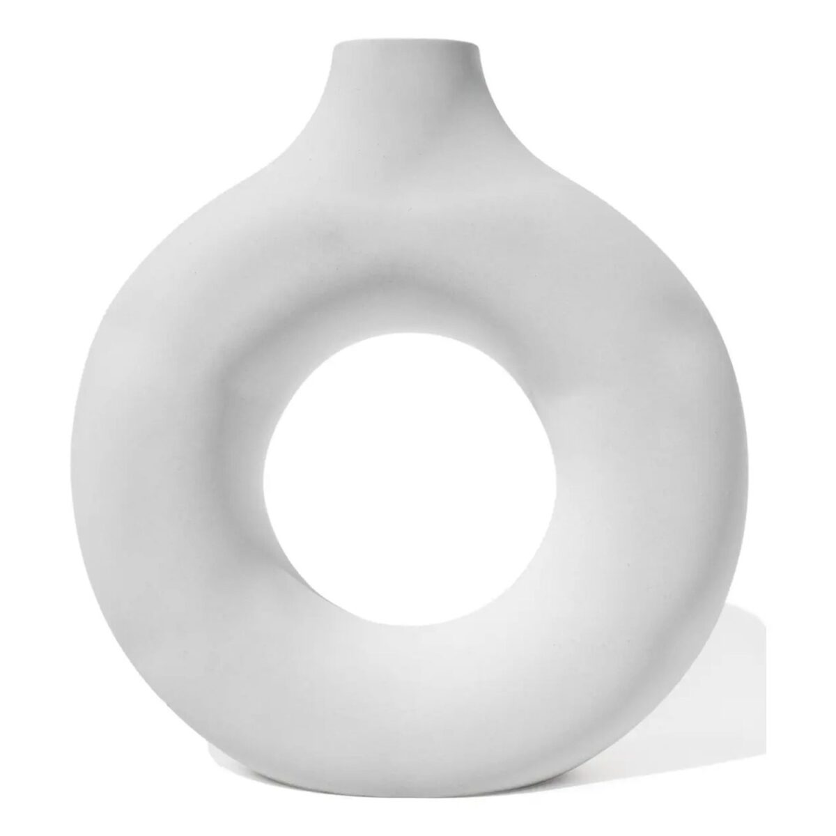 Arranjo de Flores Secas com Vaso de Cimento Lua