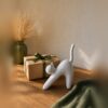 Estatueta Gato Minimalista Branca Impressa em 3D Estatueta Gato Minimalista Branca Impressa em 3D