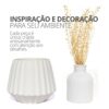 Vaso Decorativo de Cimento Kit com 2 Peças — Diamante e Mini Garrafa