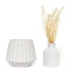 Vaso Decorativo de Cimento Kit com 2 Peças — Diamante e Mini Garrafa