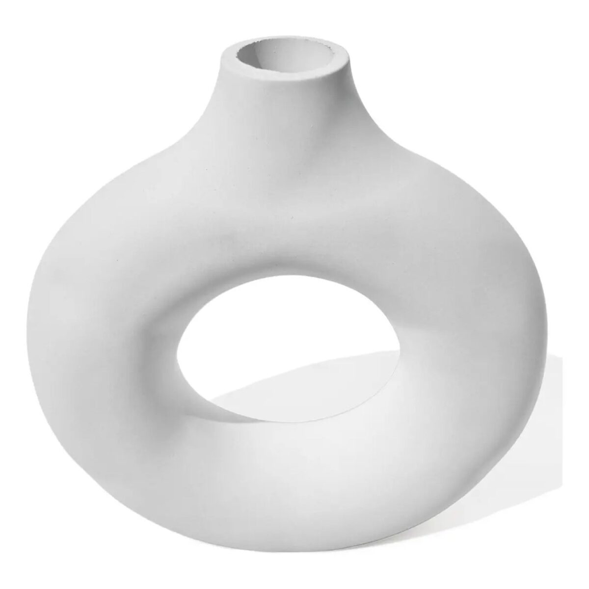 Arranjo de Flores Secas com Vaso de Cimento Lua