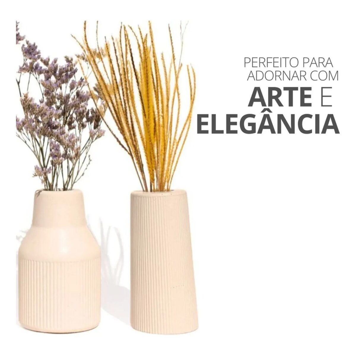 Vasos Decorativos em Conjunto com 4 Peças