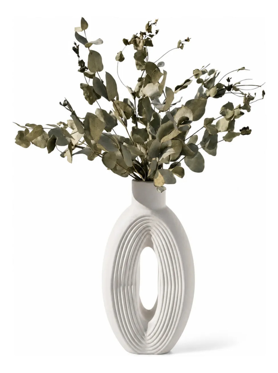 D_928287-MLB114296524335_072026-O Arranjo de Flores Secas com Eucalipto em Vaso Eclipse Off White