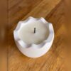 Porta Objeto Decorativo Ovo Com Tampa 9cm Cimento Artesanal